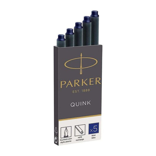 Αμπούλες Parker Quink Ink 5Τμχ. Μπλέ