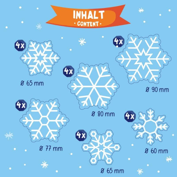 Αυτοκόλλητα Magic Moments Snow 24 Τεμάχια