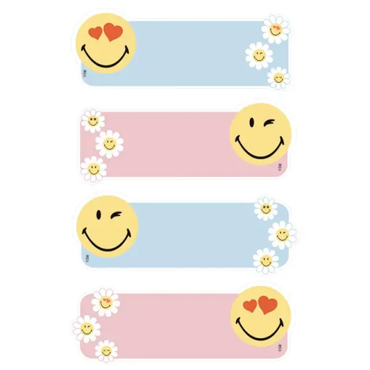 Αυτοκόλλητες Ετικέτες Χρωματιστές Smiley (3 Φυλ.)