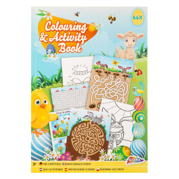 Βιβλίο Ζωγραφικής με 64 Σχέδια Α4