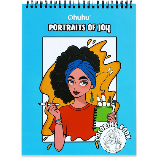 Βιβλίο Ζωγραφικής Ohuhu Portraits of Joy