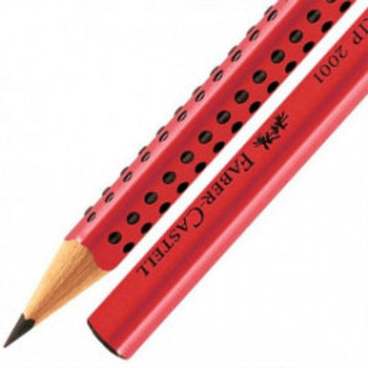 Μολύβι Faber-Castell Grip 2B Κόκκινο