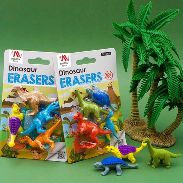 Σβήστρες Fancy Eraser Set: Dinosaurs