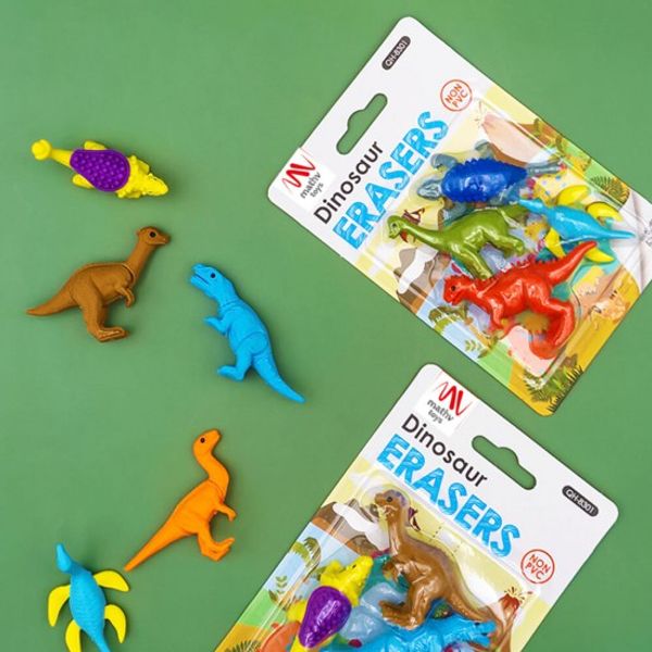 Σβήστρες Fancy Eraser Set: Dinosaurs