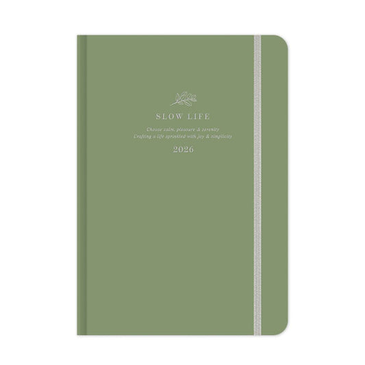 Εβδομαδιαίο Ημερολόγιο 2026 Slow Life 17x25 (Διάφορα Χρώματα)