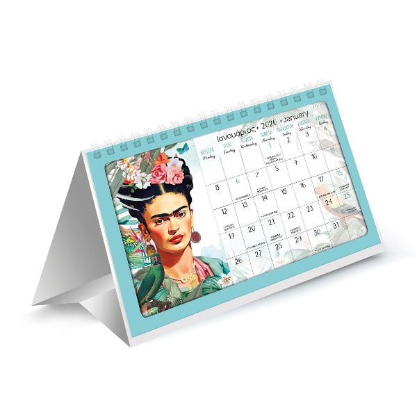 Ημερολόγιο Επιτραπέζιο 2026 Frida Kahlo 21x14