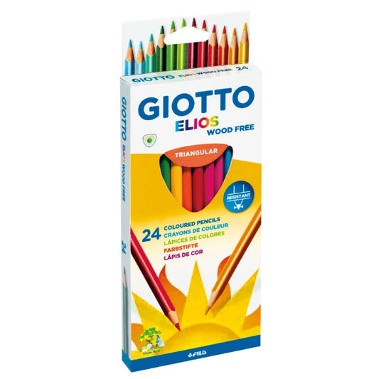 Ξυλομπογιές Giotto Elios Triangular (24 Τεμάχια)