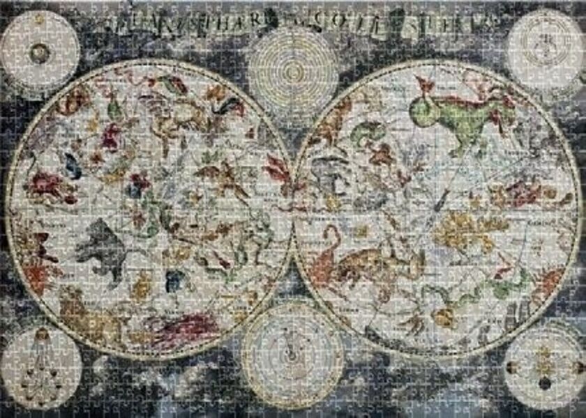 ΠΑΖΛ INTERDRUK 1000 MAP 1 ZODIAC SIGNS