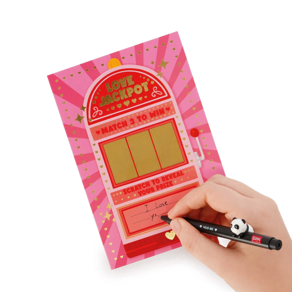 Κάρτα Αγίου Βαλεντίνου Legami Scratch Love Jackpot