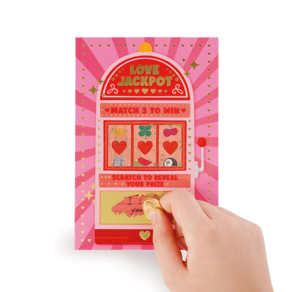 Κάρτα Αγίου Βαλεντίνου Legami Scratch Love Jackpot