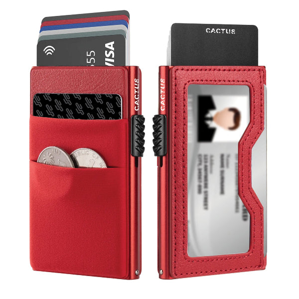 Καρτοθήκη Μεταλλική Διπλή RFID Διάφορα Χρώματα