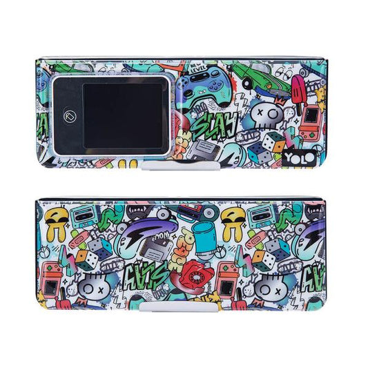 Κασετίνα Retro LCD Black Graffiti