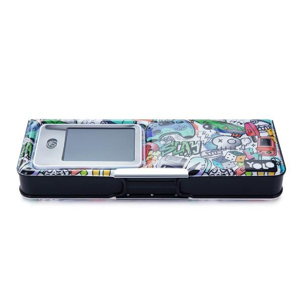 Κασετίνα Retro LCD Black Graffiti