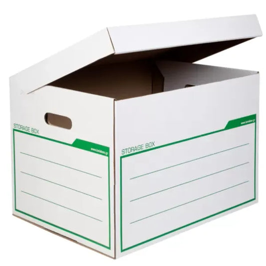 Κουτί Αποθήκευσης Λευκό 34x44x30cm για κλασέρ