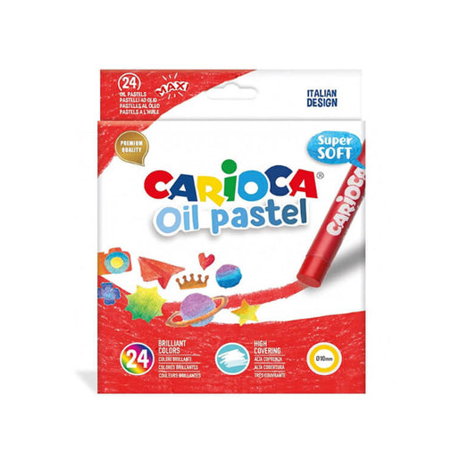 Λαδοπαστέλ Carioca Super Soft Oil Pastels 24 Χρωμάτων