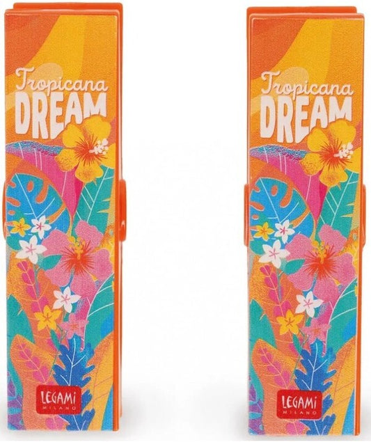ΜΑΝΤΑΛΑΚΙΑ ΠΕΤΣΕΤΑΣ ΘΑΛΑΣΣΗΣ LEGAMI-BEACH TOWEL CLIPS TROPICANA SET OF 2