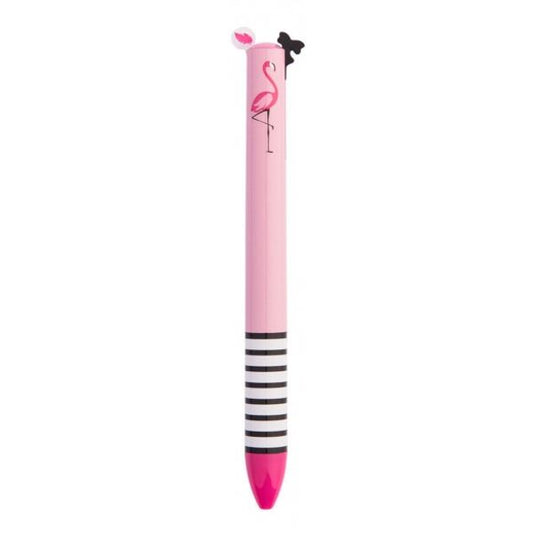 Στυλό Legami Milano Ballpoint με Πολύχρωμο Mελάνι Flamingos CLICK0016