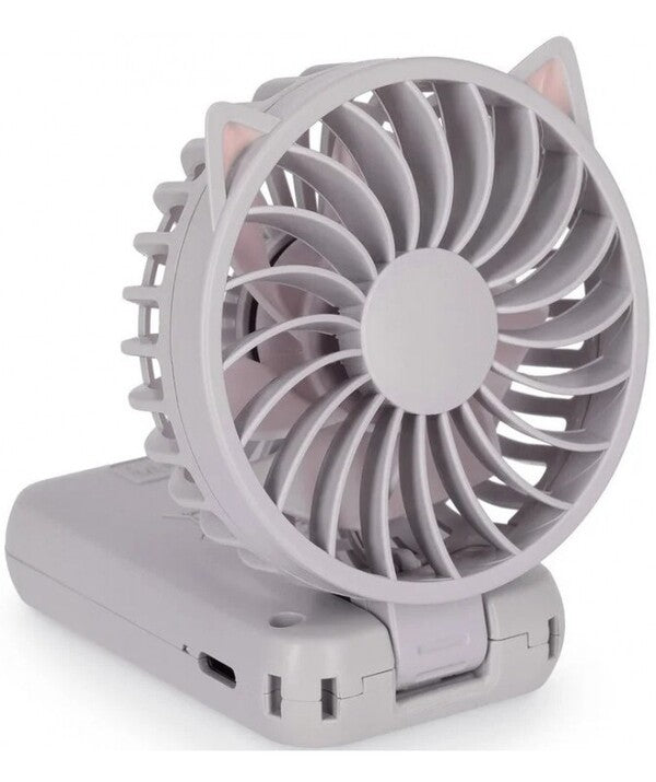 ΕΠΑΝΑΦΟΡΤΙΖΟΜΕΝΟ ΦΟΡΗΤΟ ΑΝΕΜΙΣΤΗΡΑΚΙ LEGAMI-RECHARGEABLE FOLDABLE FAN KITTY