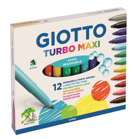 Μαρκαδόροι Giotto turbo maxi 12τεμ.