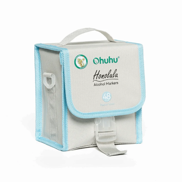 Μαρκαδόροι Ohuhu Honolulu Σετ 48 Χρώματα, Brush & Chisel Pastel Χρώματα