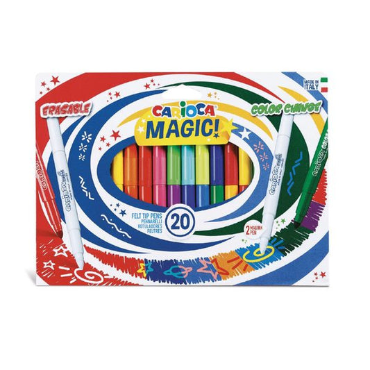 Μαρκαδόροι ζωγραφικής σετ 20 τμχ. Carioca Magic Erasable & Color Change