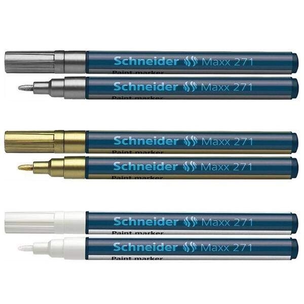 Μαρκαδόρος Ανεξίτηλος Μπίλιας 1-2 mm Schneider 271