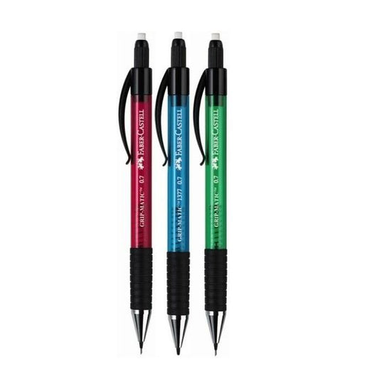 Μηχανικό Μολύβι 0.7mm με Γόμα Faber-Castell Gripmatic 1377