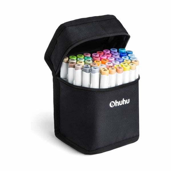 Μαρκαδόροι Ohuhu Honolulu B Σετ 48 Χρώματα, Brush & Fine