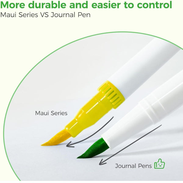 Μαρκαδόροι Ohuhu Waterbased σε κασετίνα 80 χρωμάτων Brush & Extra Fine