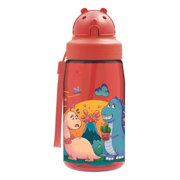 Παγούρι Με Καλαμάκι Polo Laken 450ml (Διάφορα Σχέδια)