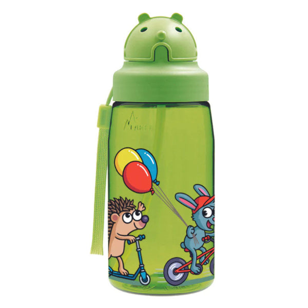 Παγούρι Με Καλαμάκι Polo Laken 450ml (Διάφορα Σχέδια)