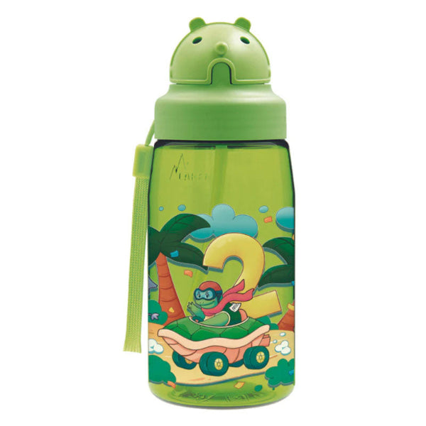 Παγούρι Με Καλαμάκι Polo Laken 450ml (Διάφορα Σχέδια)