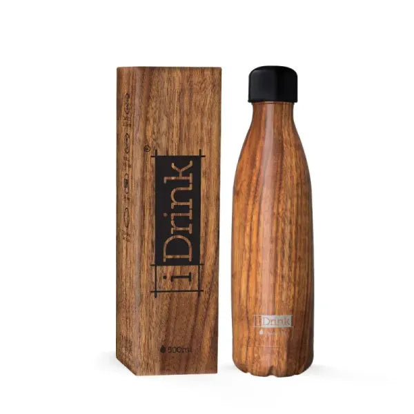 Παγούρι-Θερμός iDrink 500ml Wood