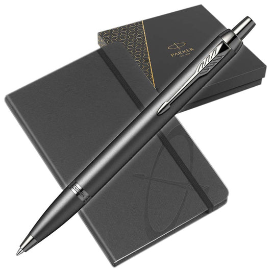Στυλό Parker I.M Monochrome Titanium Ballpen με Σημειωματάριο