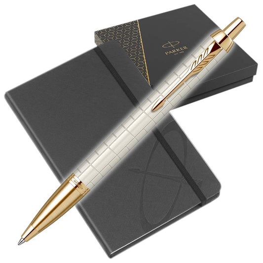 Στυλό Parker I.M Premium Pearl GT Ballpen με Σημειωματάριο