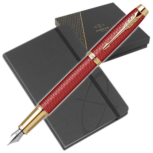 Πένα Parker I.M Premium Red GT Με Σημειωματάριο