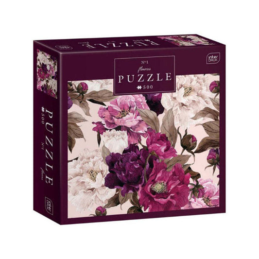 Παζλ Interdruk Pink Flowers N.1 500 Κομμάτια