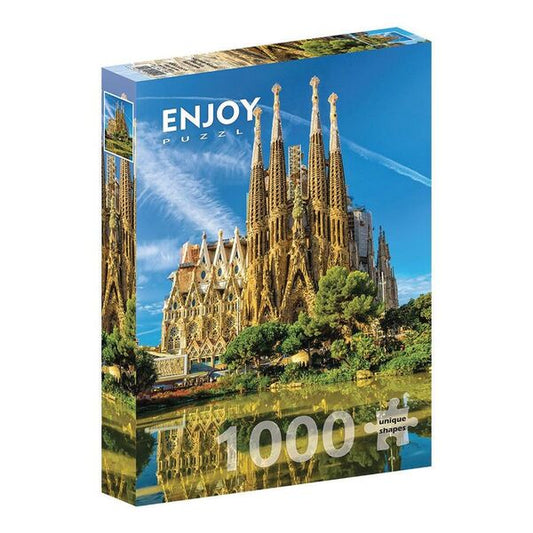 Παζλ Places Ναός της Βασιλικής Ιερής Οικογένειας, Βαρκελώνη 1000 Κομμάτια