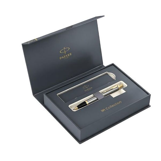 PARKER Ι.Μ.CORE LQ BRUSH.METAL GT BPen+GP1159.4203.09