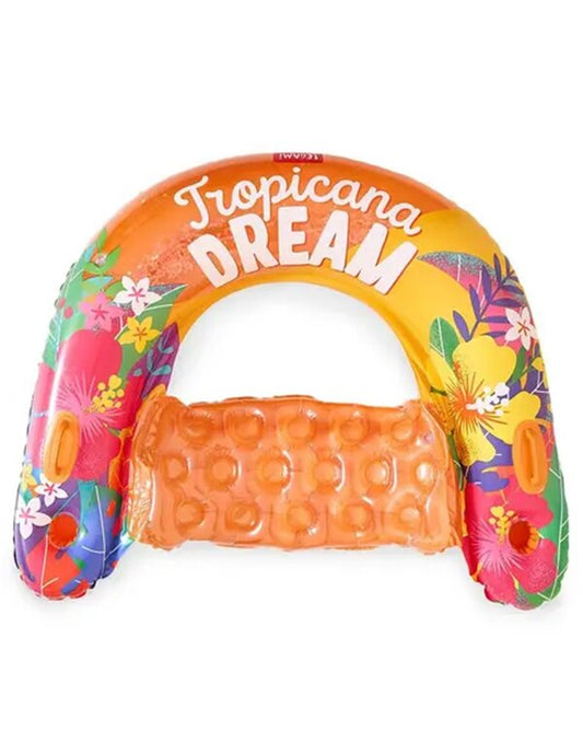 ΦΟΥΣΚΩΤΗ ΚΑΡΕΚΛΑ LEGAMI-POOL CHAIR WATER FLOAT TROPICANA