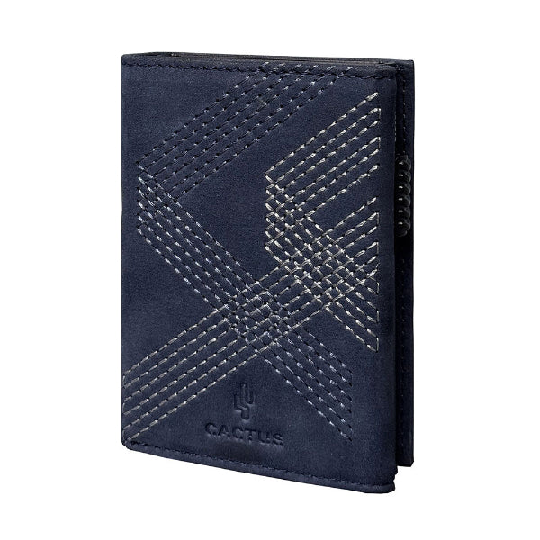 Πορτοφόλι 3πλο με Καρτοθήκη RFID Limited Edition Σκούρο Μπλέ