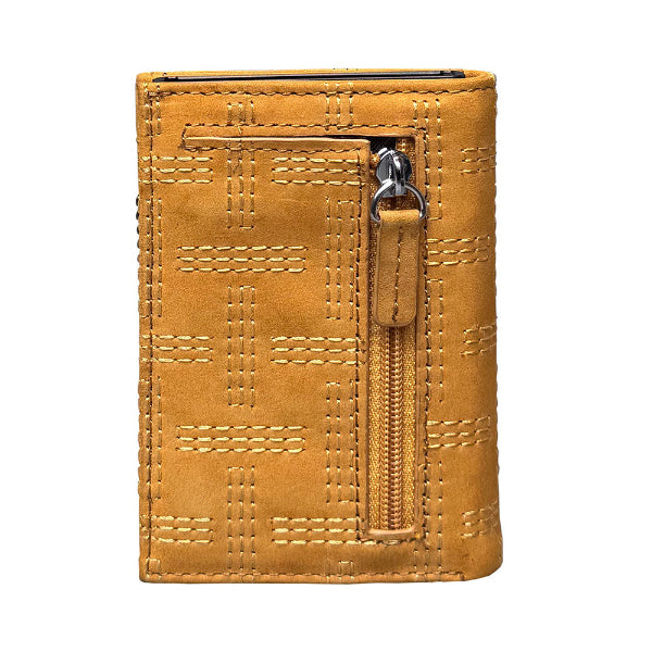 Πορτοφόλι 3πλο με Καρτοθήκη RFID Limited Edition Μουσταρδί