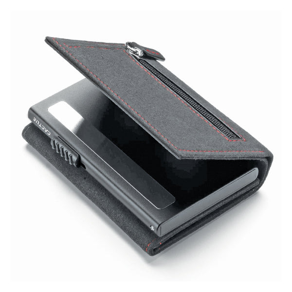 Πορτοφόλι Alcantara Διπλό RFID Διάφορα Χρώματα