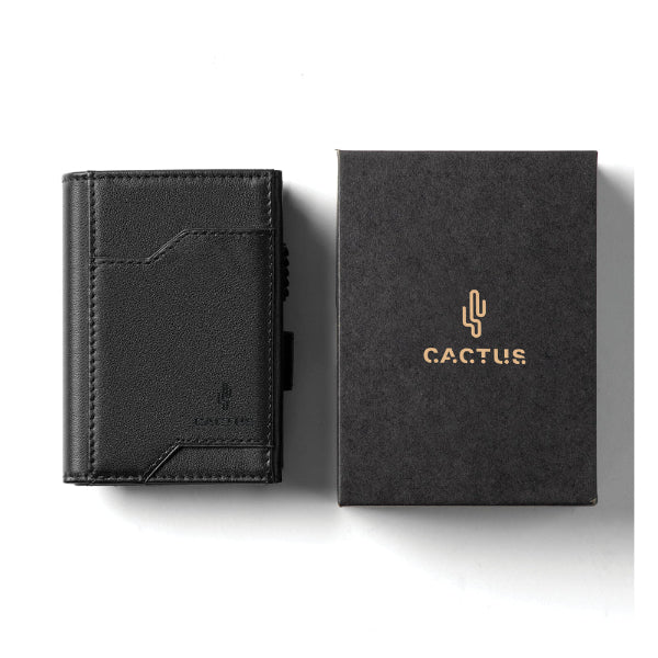 Πορτοφόλι Δερμάτινο 3πλο με Κουμπί RFID In&Out Διάφορα Χρώματα