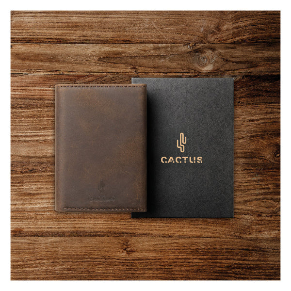 Πορτοφόλι Δερμάτινο 3πλο RFID Crazy Horse Διάφορα Χρώματα