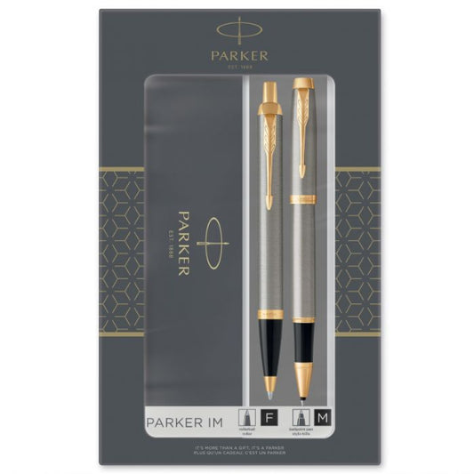 Σετ Parker I.M. Brushed Metal GT (RB-BP)