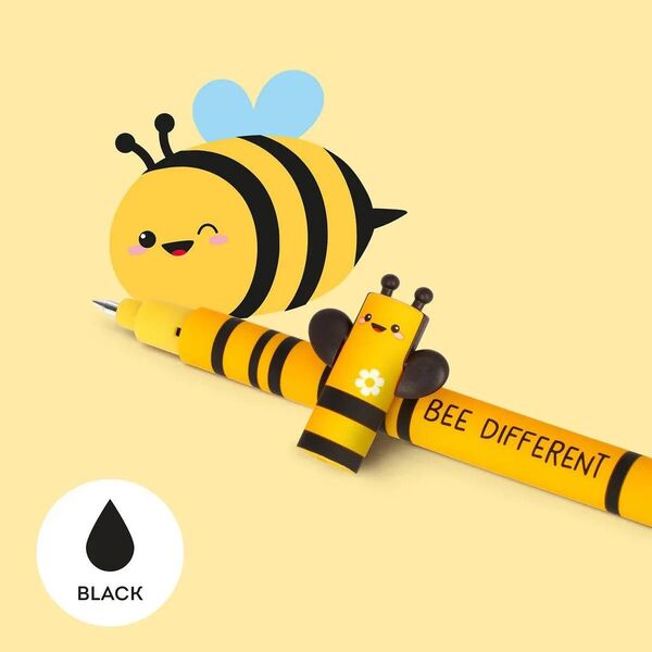 Στυλό Legami Erasable Bee 0.7 με Μαύρο Μελάνι EP0029