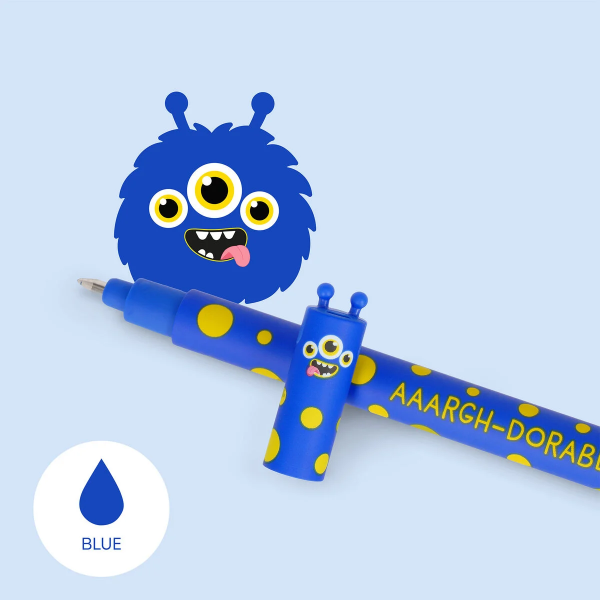 Στυλό Legami Erasable Monster 0.7 με Μπλέ Μελάνι