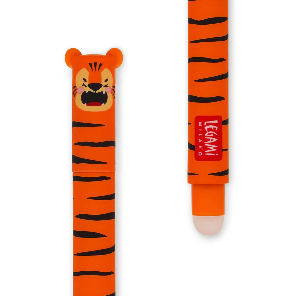 Στυλό Legami Erasable Tiger 0.7 με Πορτοκαλί Μελάνι