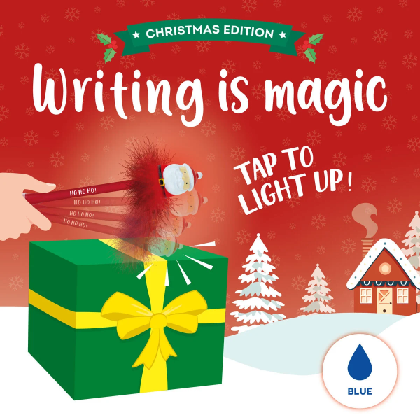 Στυλό με Φώς Legami Writing is Magic - Santa Claus